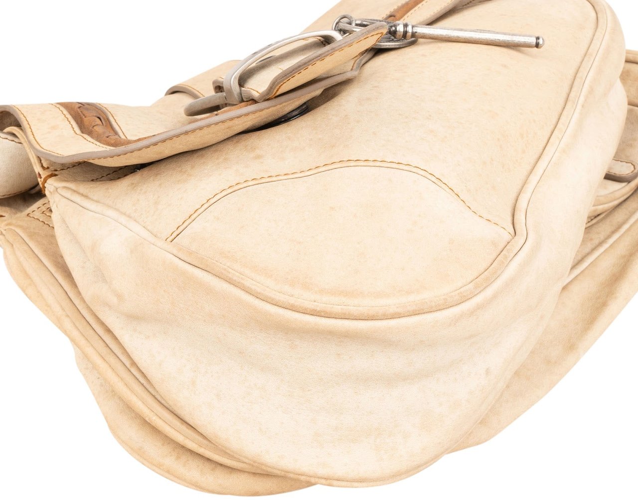 Dior Christian Dior Leather Gaucho Saddle Shoulder Bag Divers