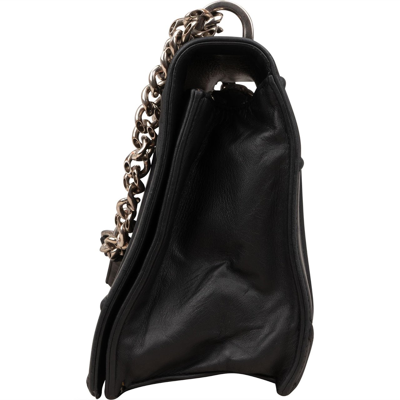 Dior Christian Dior Calfskin Leather Diorama Crossbody Bag Zwart
