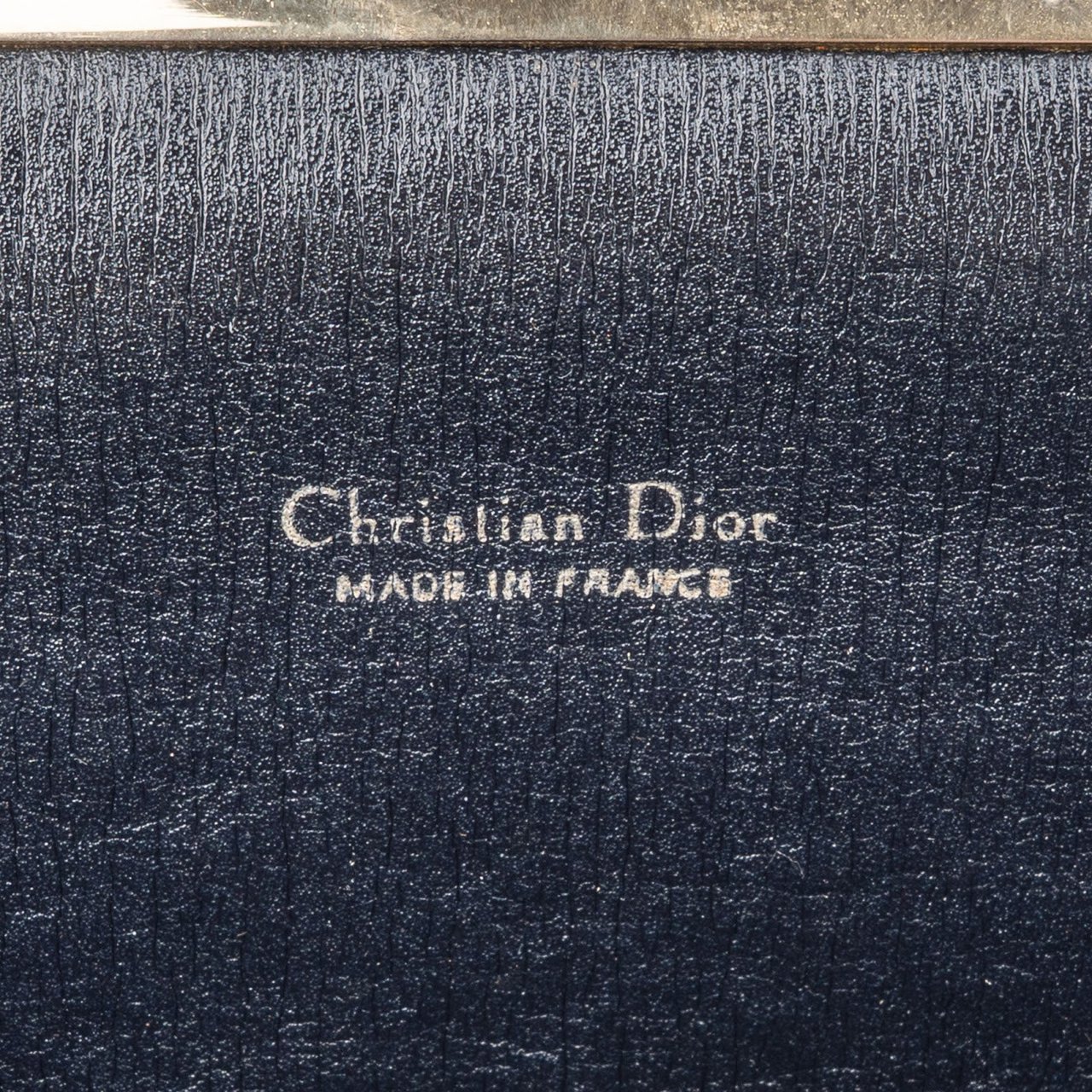 Dior Christian Dior Trotter Monogram Vintage Clutch Beige