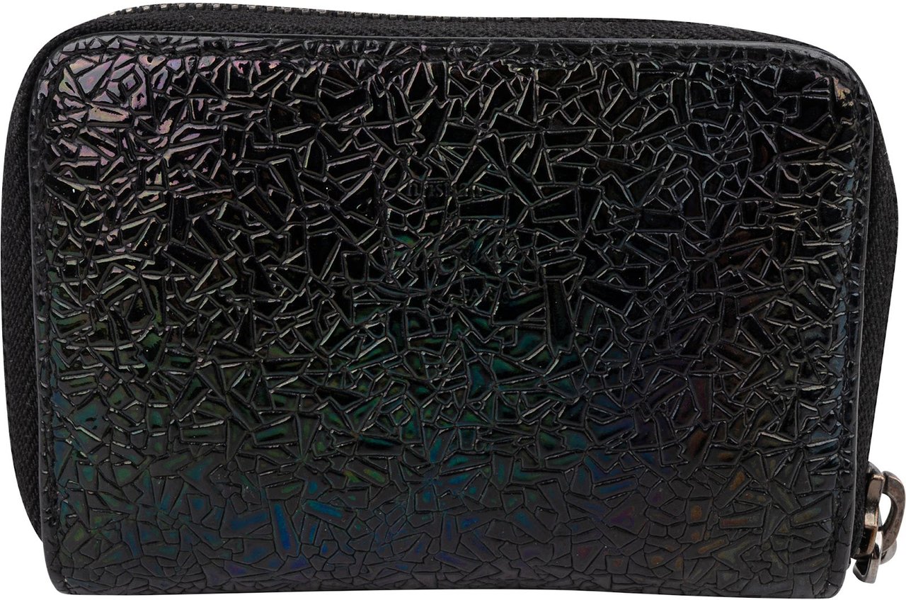 Dior Christian Louboutin Panettone Spiked Small Zipped Coin Purse Wallet Zwart