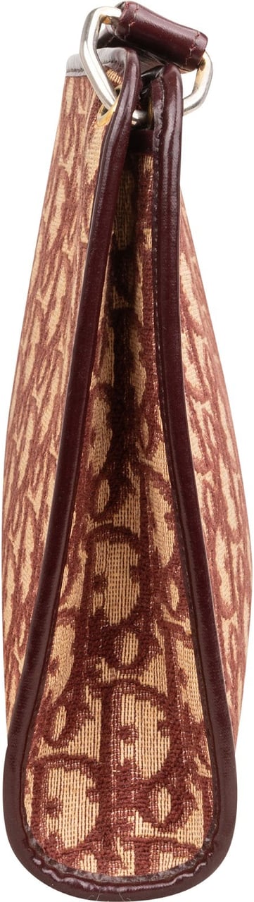 Dior Christian Dior Trotter Monogram Canvas Shoulder Bag Bruin