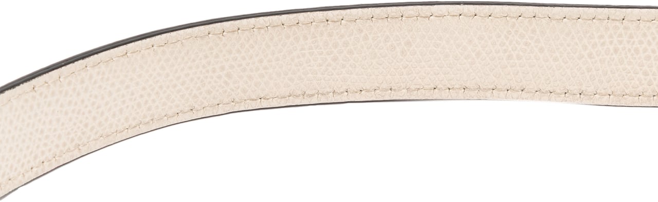 Dior Grained Calfskin Saddle Bag Wit