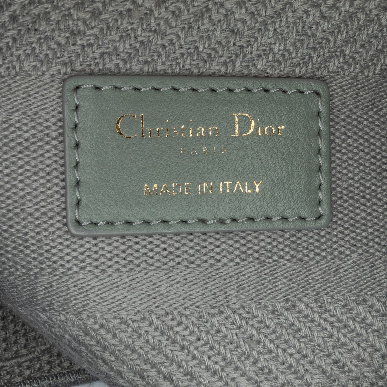 Dior Medium Canvas Cannage Lady D Lite Grijs