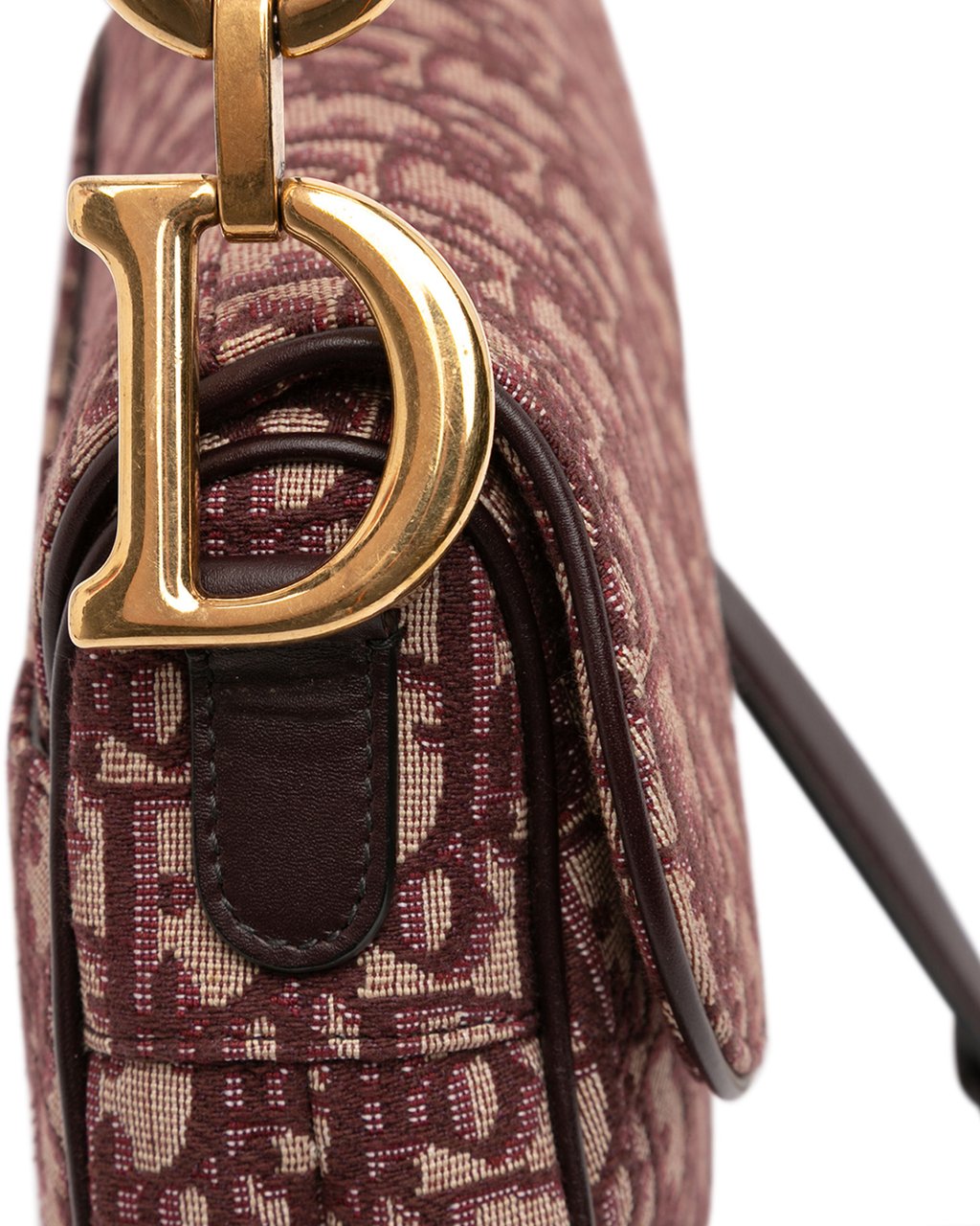 Dior Oblique Canvas Saddle Bag Rood