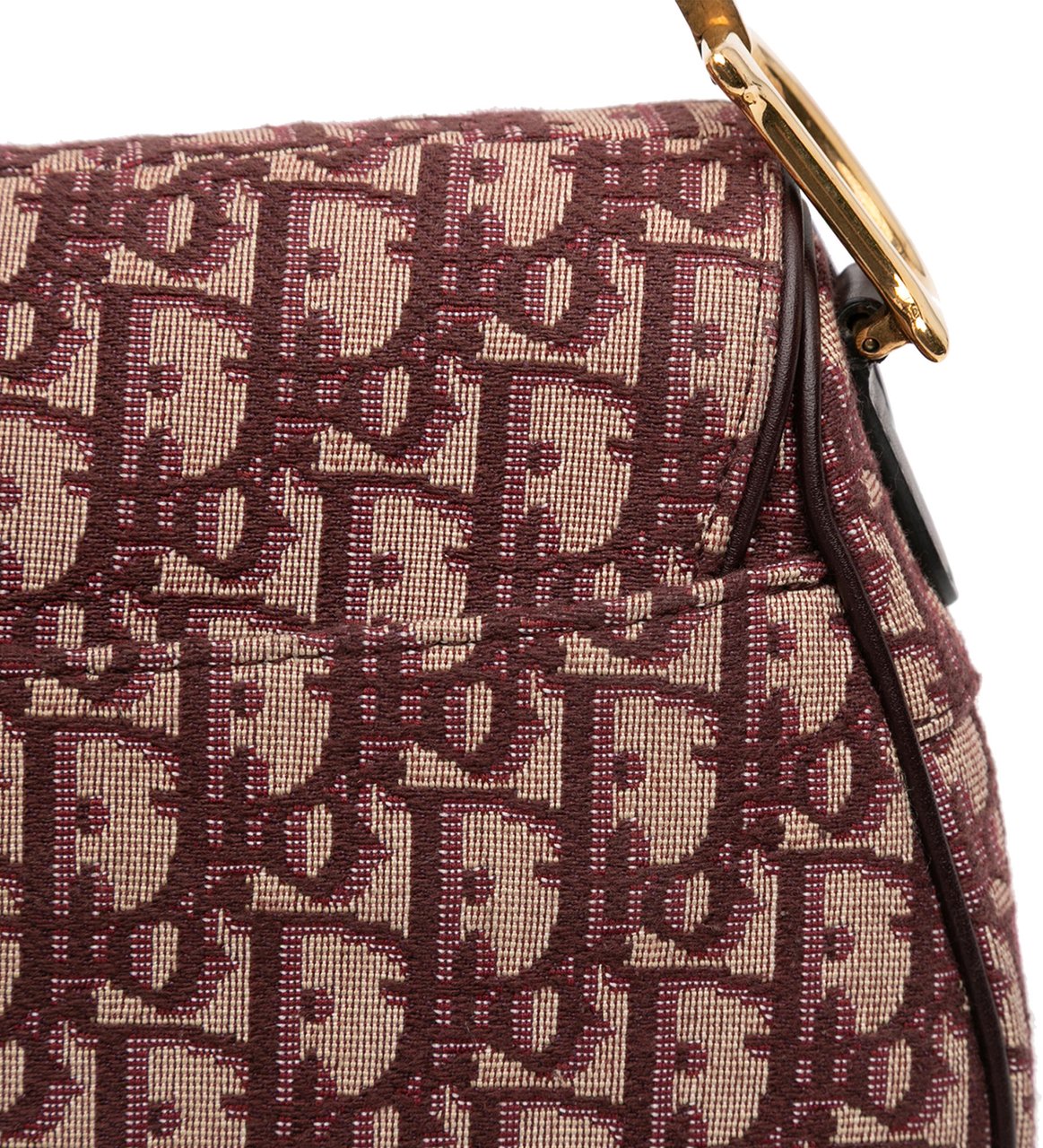 Dior Oblique Canvas Saddle Bag Rood