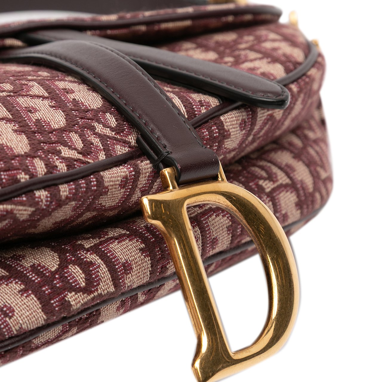 Dior Oblique Canvas Saddle Bag Rood