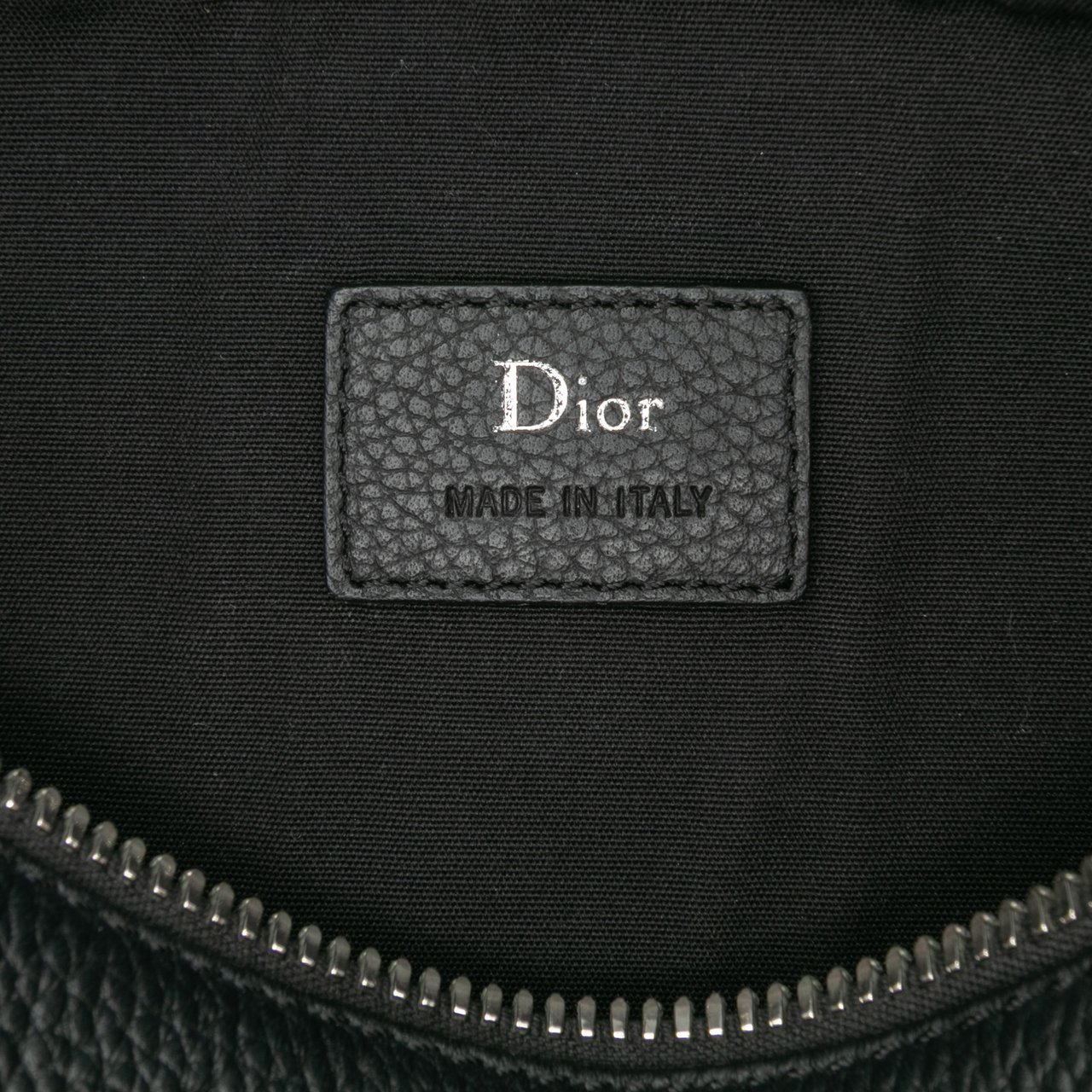 Dior Leather Atelier Roller Crossbody Zwart