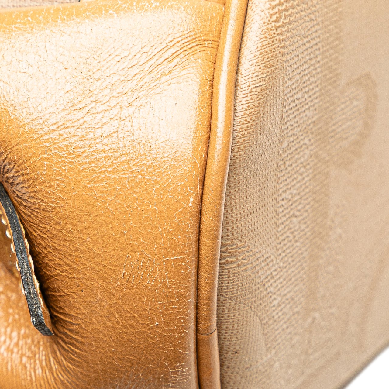 Dior Coated Canvas and Leather Cosmetic Pouch Bruin