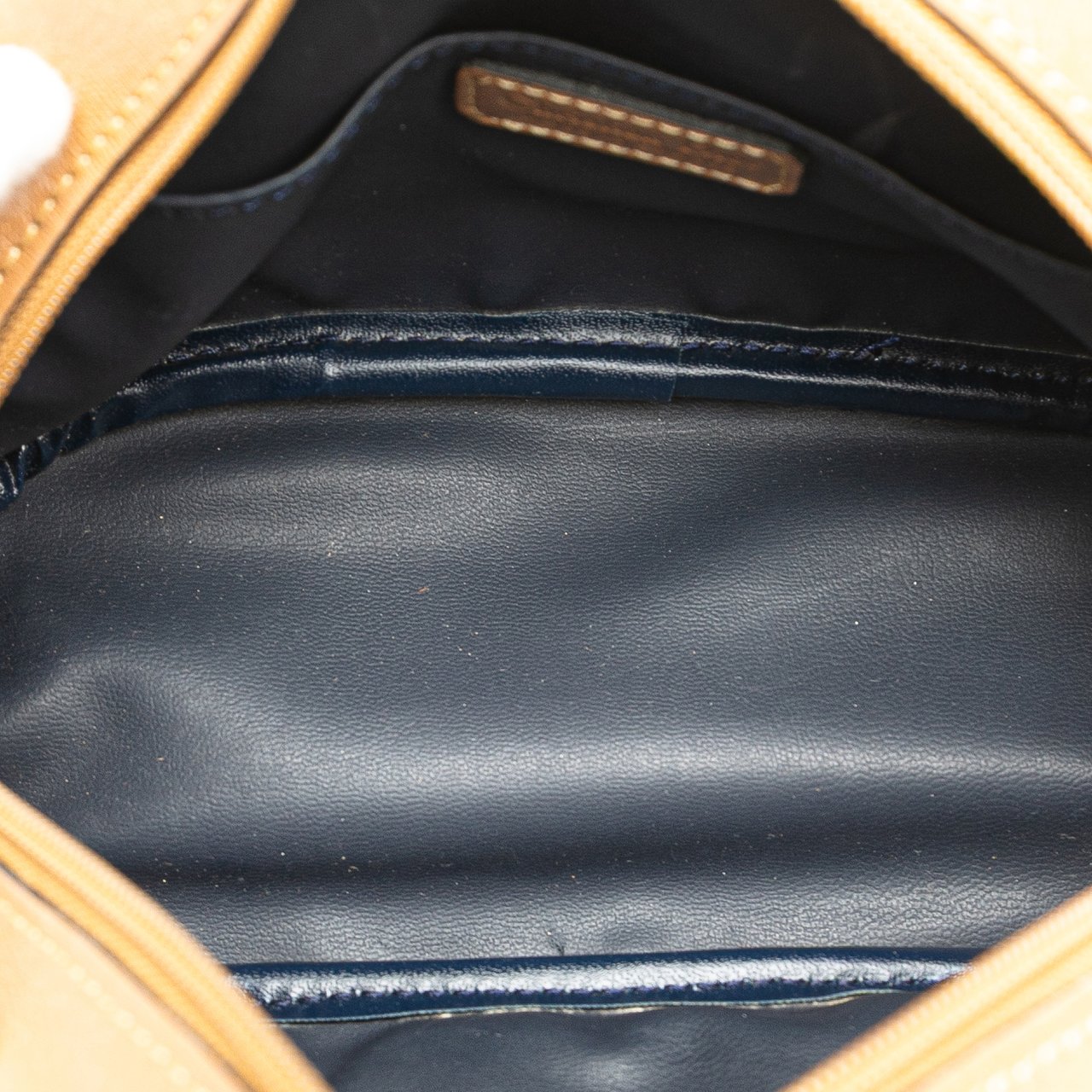 Dior Coated Canvas and Leather Cosmetic Pouch Bruin