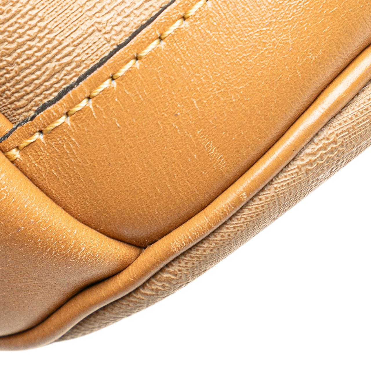 Dior Coated Canvas and Leather Cosmetic Pouch Bruin