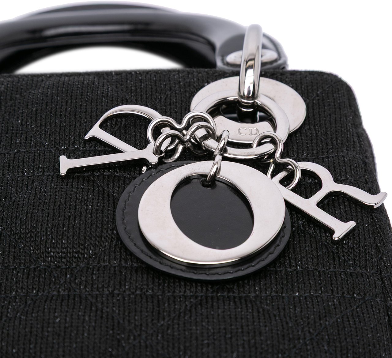 Dior Mini Knit Cannage Lady Dior Zwart