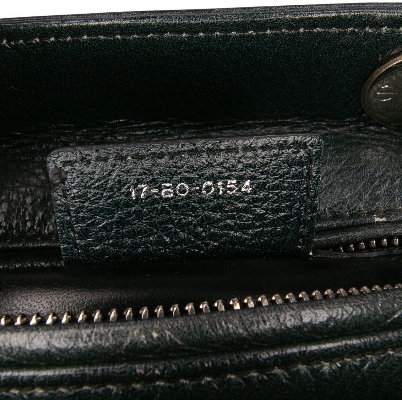 Dior Medium Deerskin Floral Print Lady Dior Groen