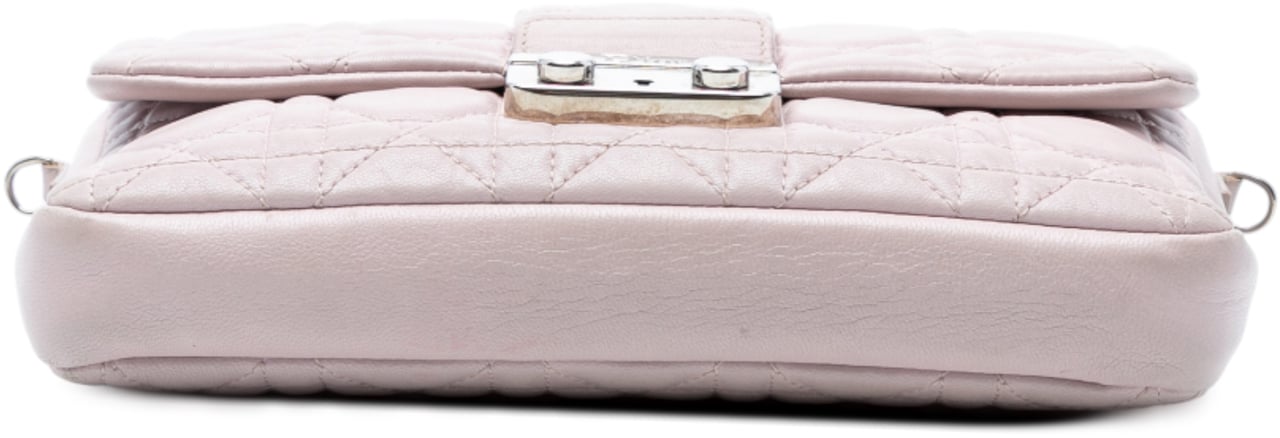 Dior Lambskin Cannage Miss Dior Promenade Flap Roze