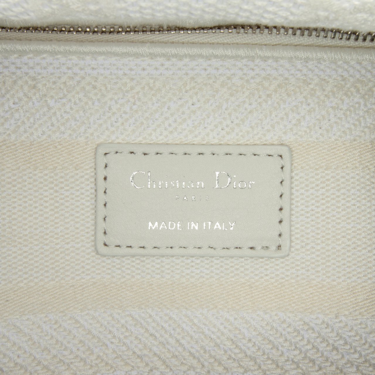 Dior Medium Canvas Cannage Lady D Lite Wit