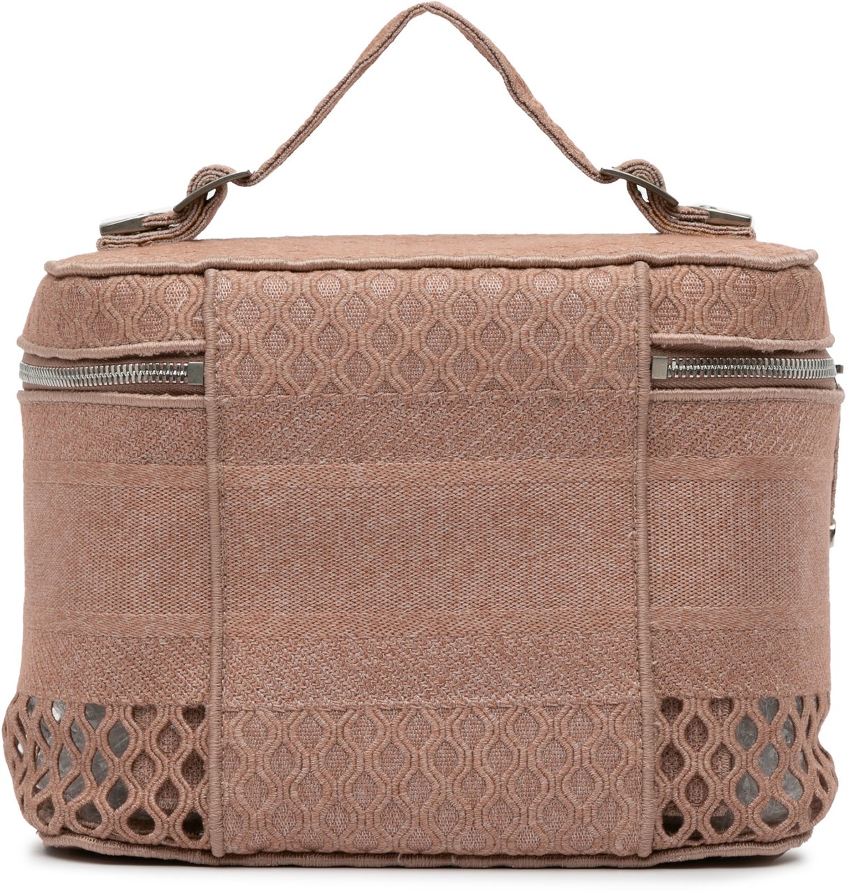 Dior Mesh Embroidered Diortravel Vanity Case Roze