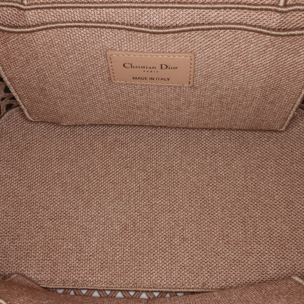 Dior Mesh Embroidered Diortravel Vanity Case Roze