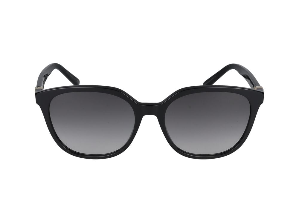Dior Oversized Square Frame Sunglasses with Gold Accents Grijs