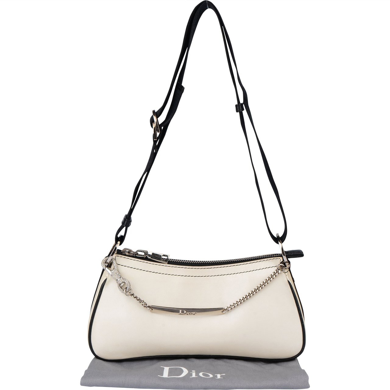 Dior Christian Dior Limited Y2K Crystal Shoulder Bag Wit