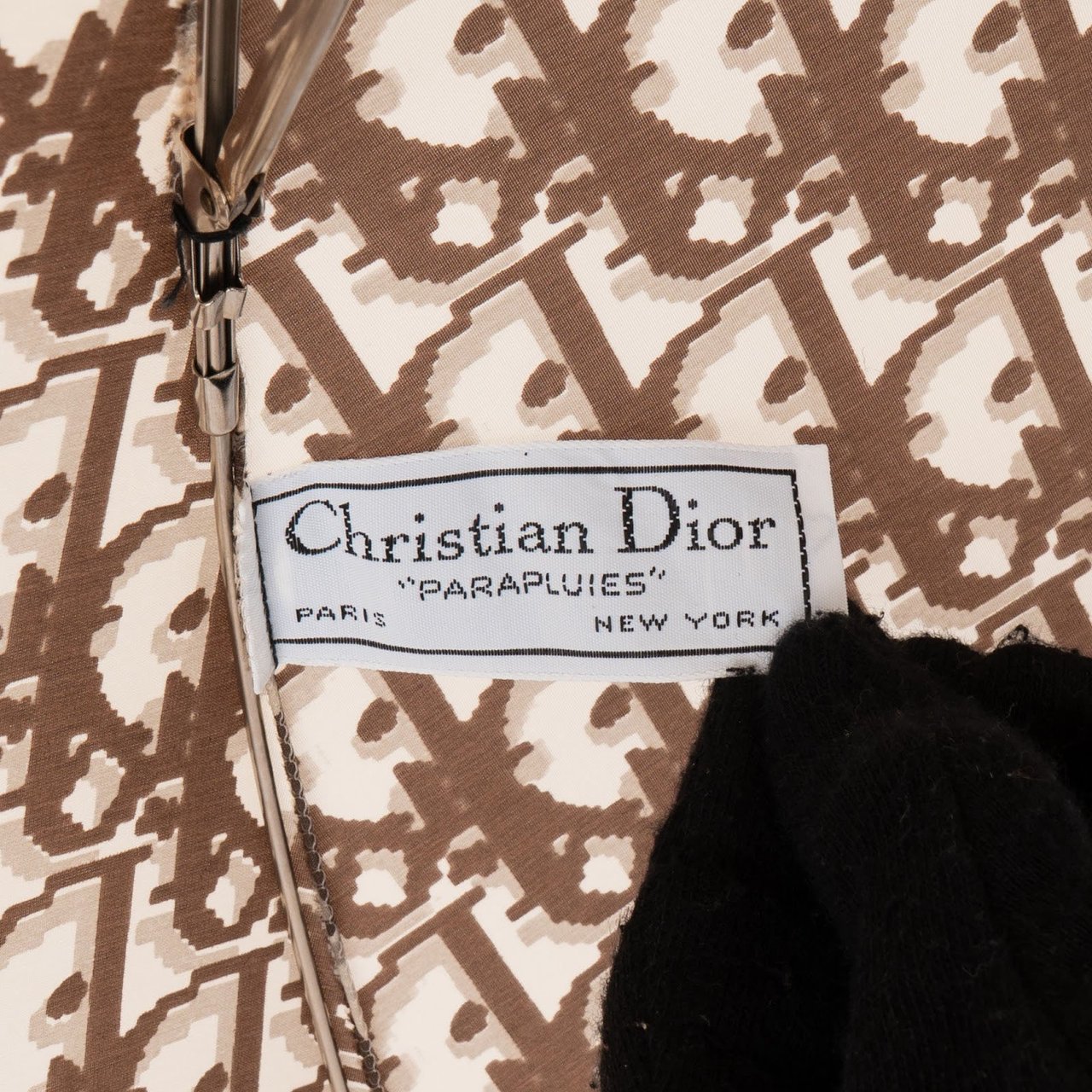 Dior Christian Dior Trotter Oblique Monogram Case Umbrella Regenschirm Bruin
