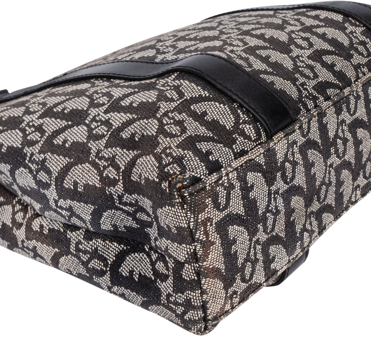 Dior Christian Dior Trotter Monogram Handbag Zwart