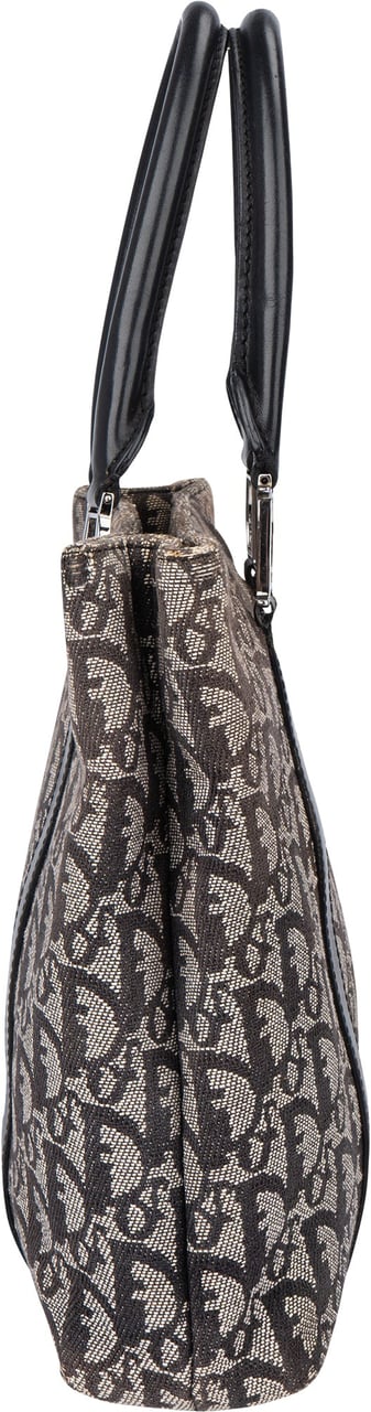 Dior Christian Dior Trotter Monogram Handbag Zwart