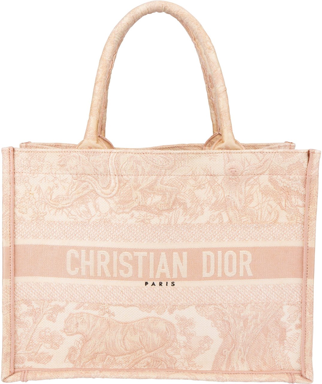 Dior Christian Dior Rose Dioriviera Medium Book Tote Handbag Roze