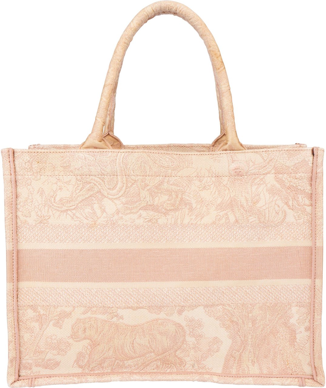Dior Christian Dior Rose Dioriviera Medium Book Tote Handbag Roze