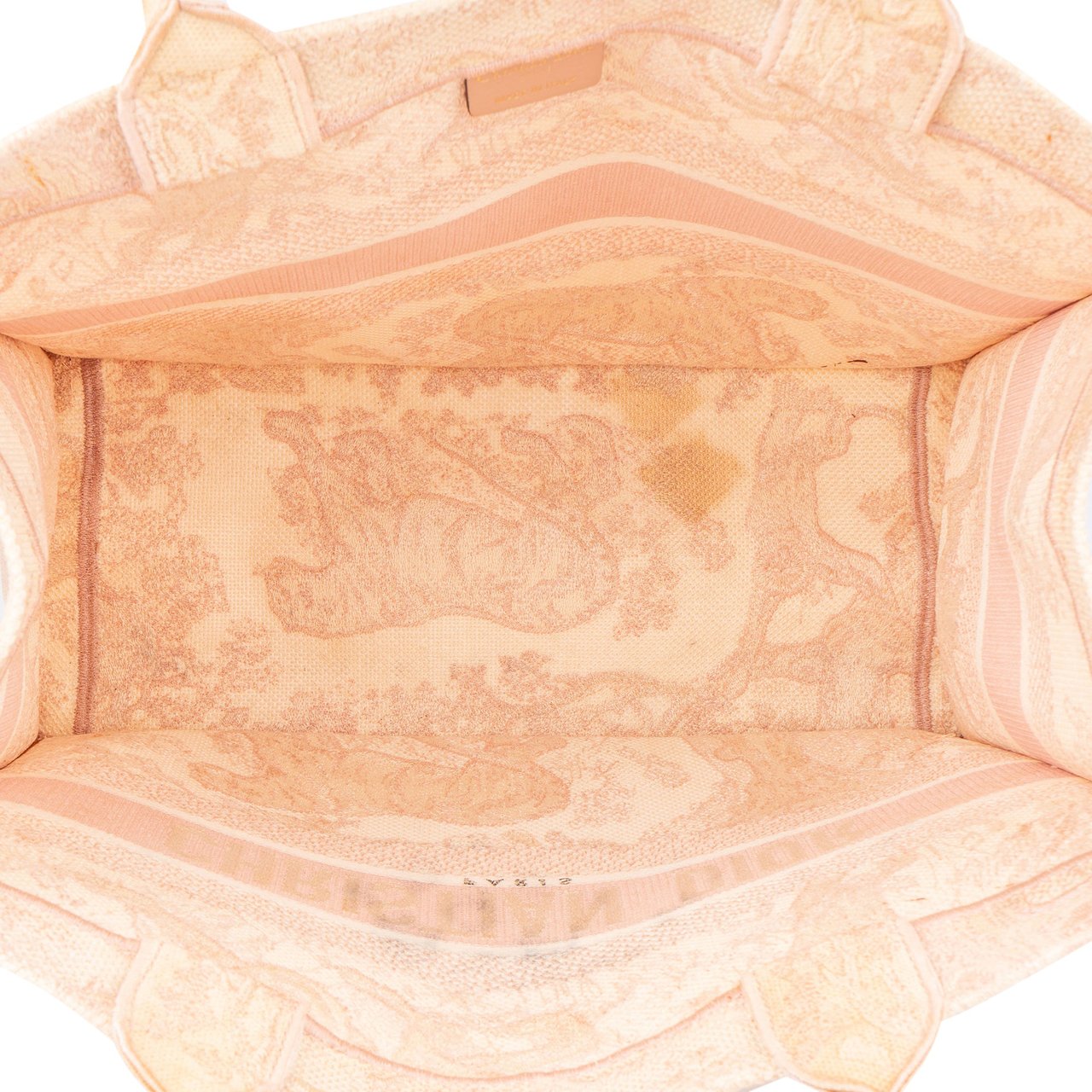 Dior Christian Dior Rose Dioriviera Medium Book Tote Handbag Roze