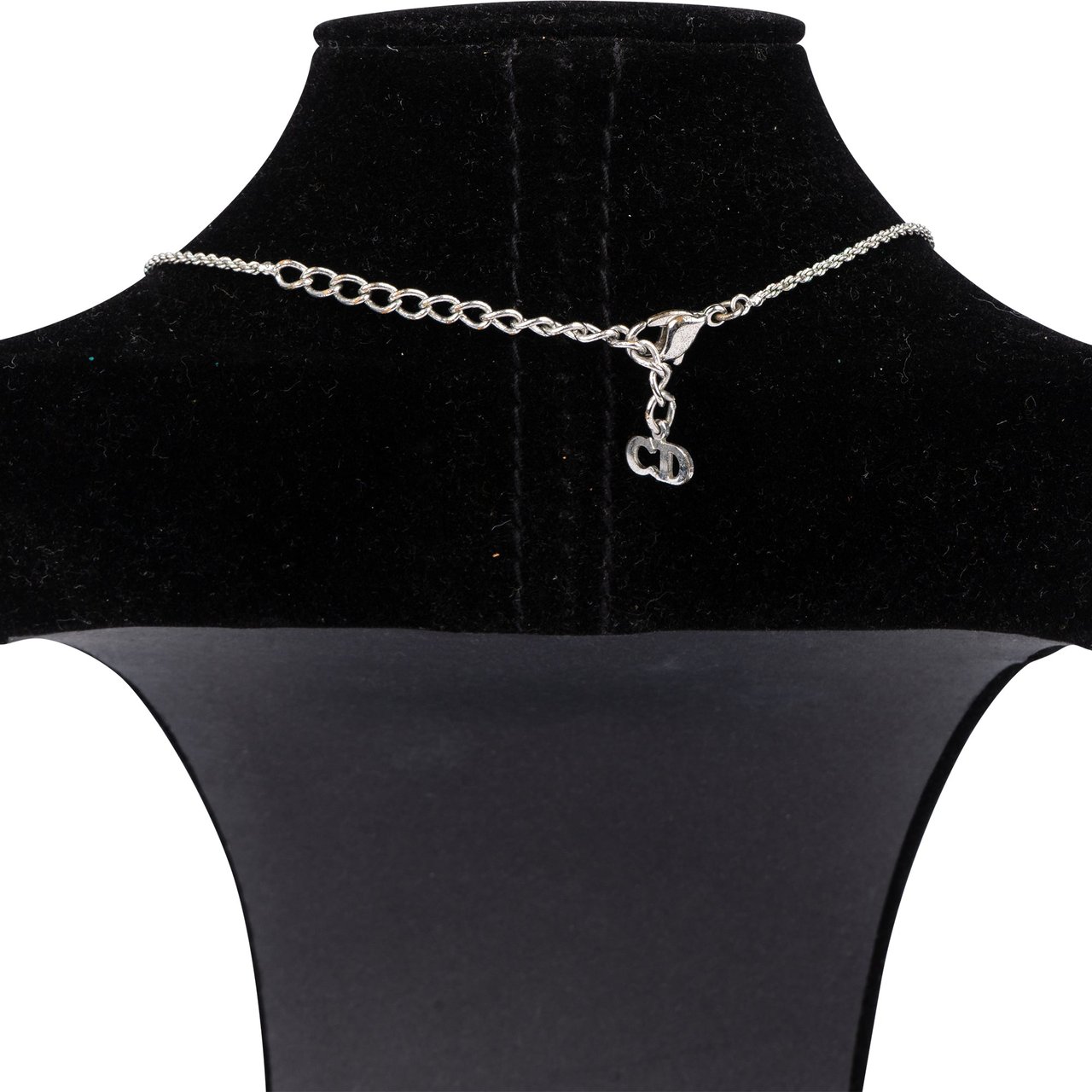 Dior Christian Dior Oblique Monogram Crystal Necklace Divers
