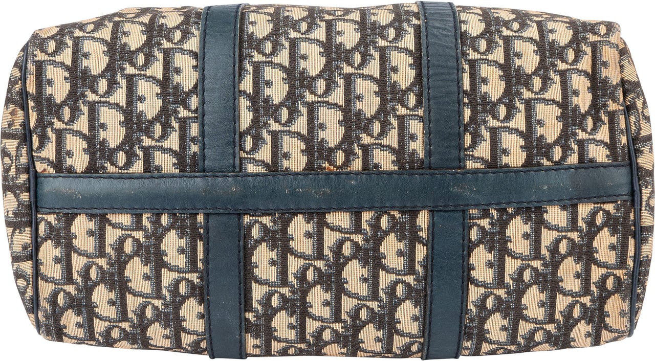 Dior Christian Dior Trotter Monogram Handbag Blauw