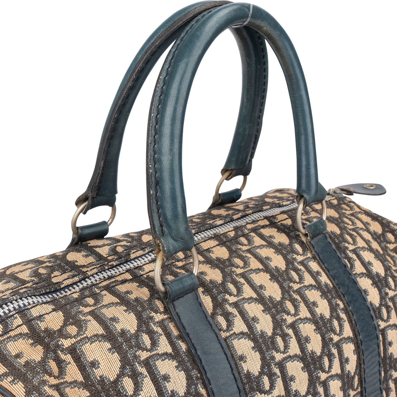 Dior Christian Dior Trotter Monogram Handbag Blauw