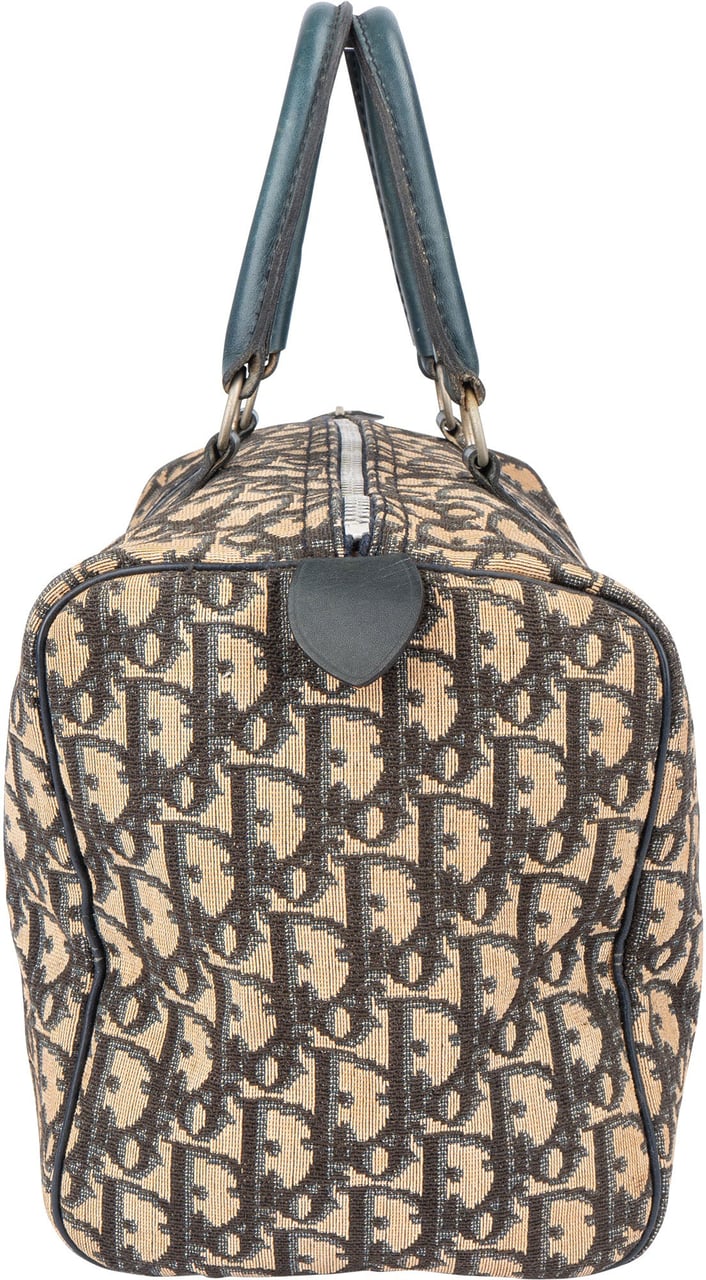 Dior Christian Dior Trotter Monogram Handbag Blauw