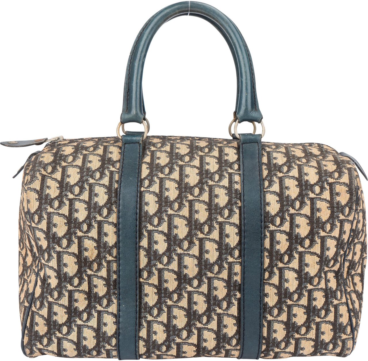 Dior Christian Dior Trotter Monogram Handbag Blauw