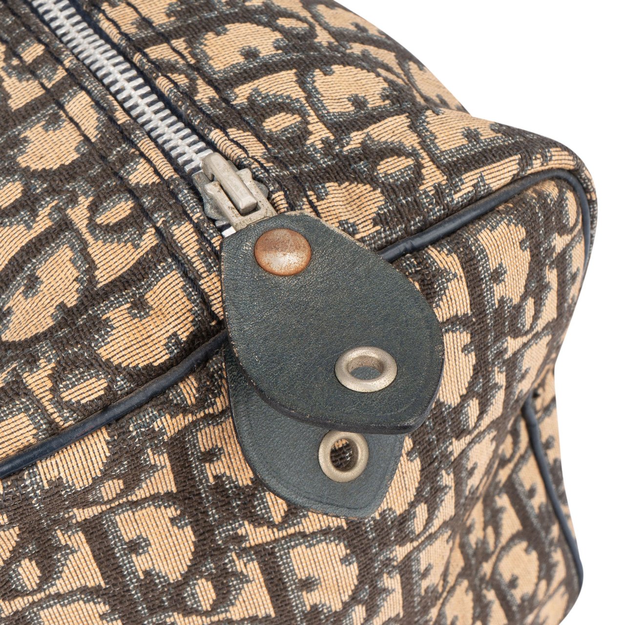 Dior Christian Dior Trotter Monogram Handbag Blauw