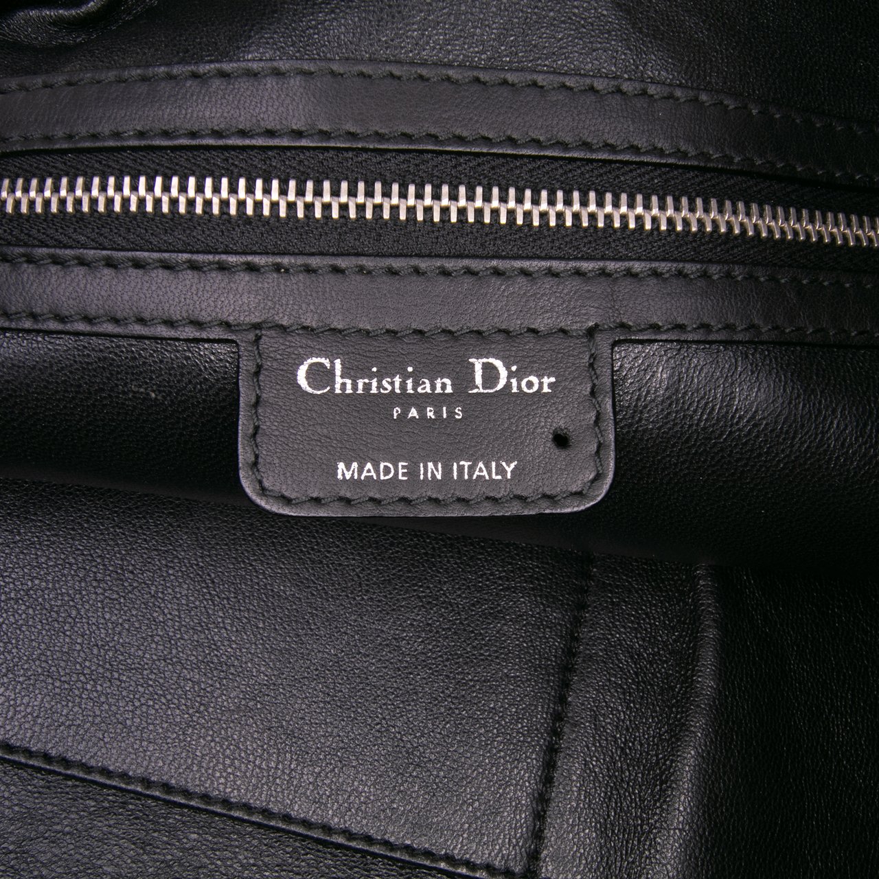 Dior Large Lambskin Cannage Lady Dior Soft Shopping Tote Zwart