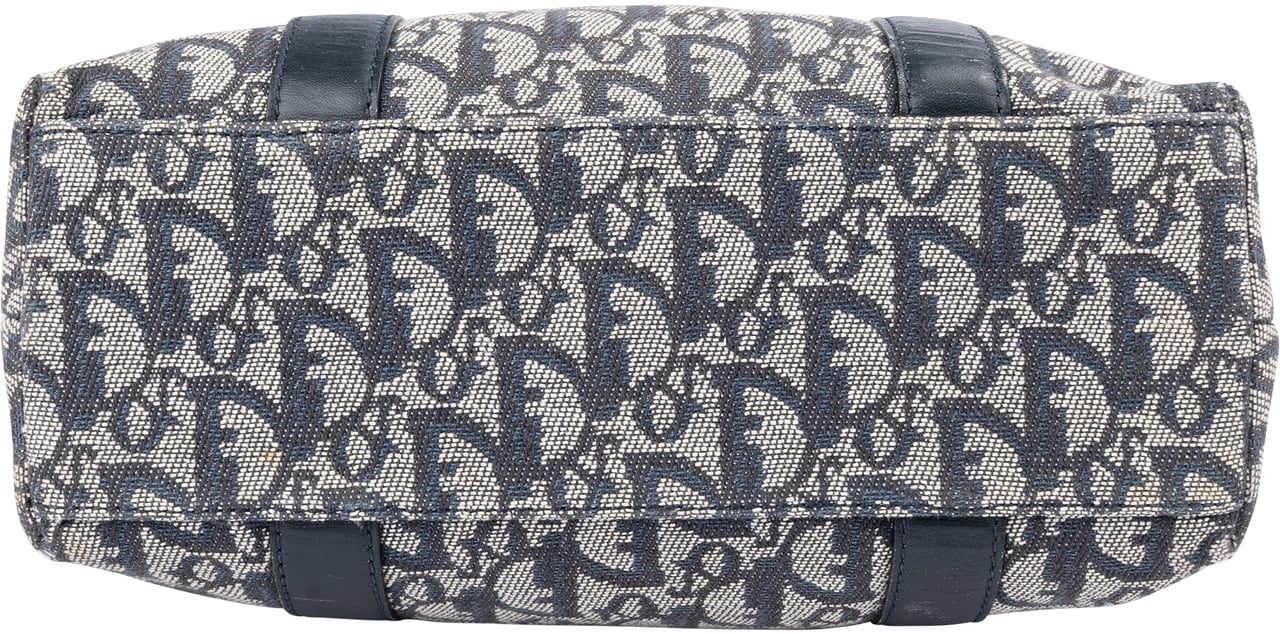 Dior Christian Dior Trotter Monogram Handbag Blauw