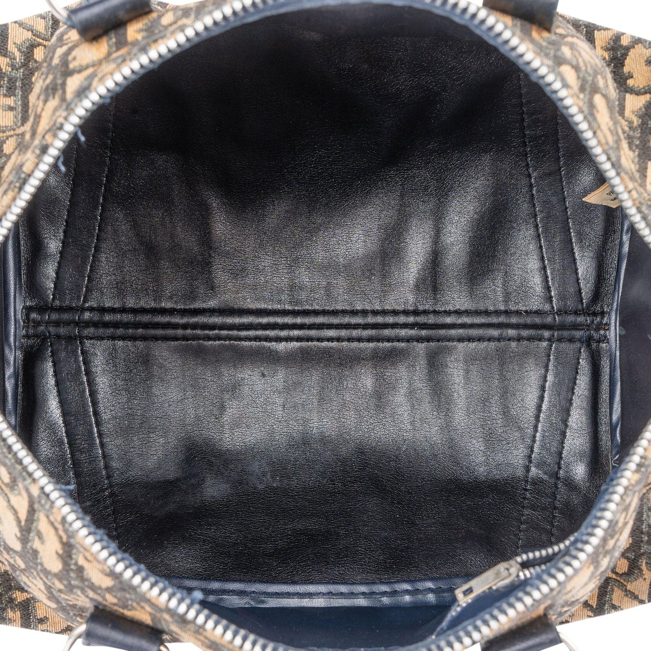 Dior Christian Dior Trotter Monogram Boston 30 Handbag Blauw