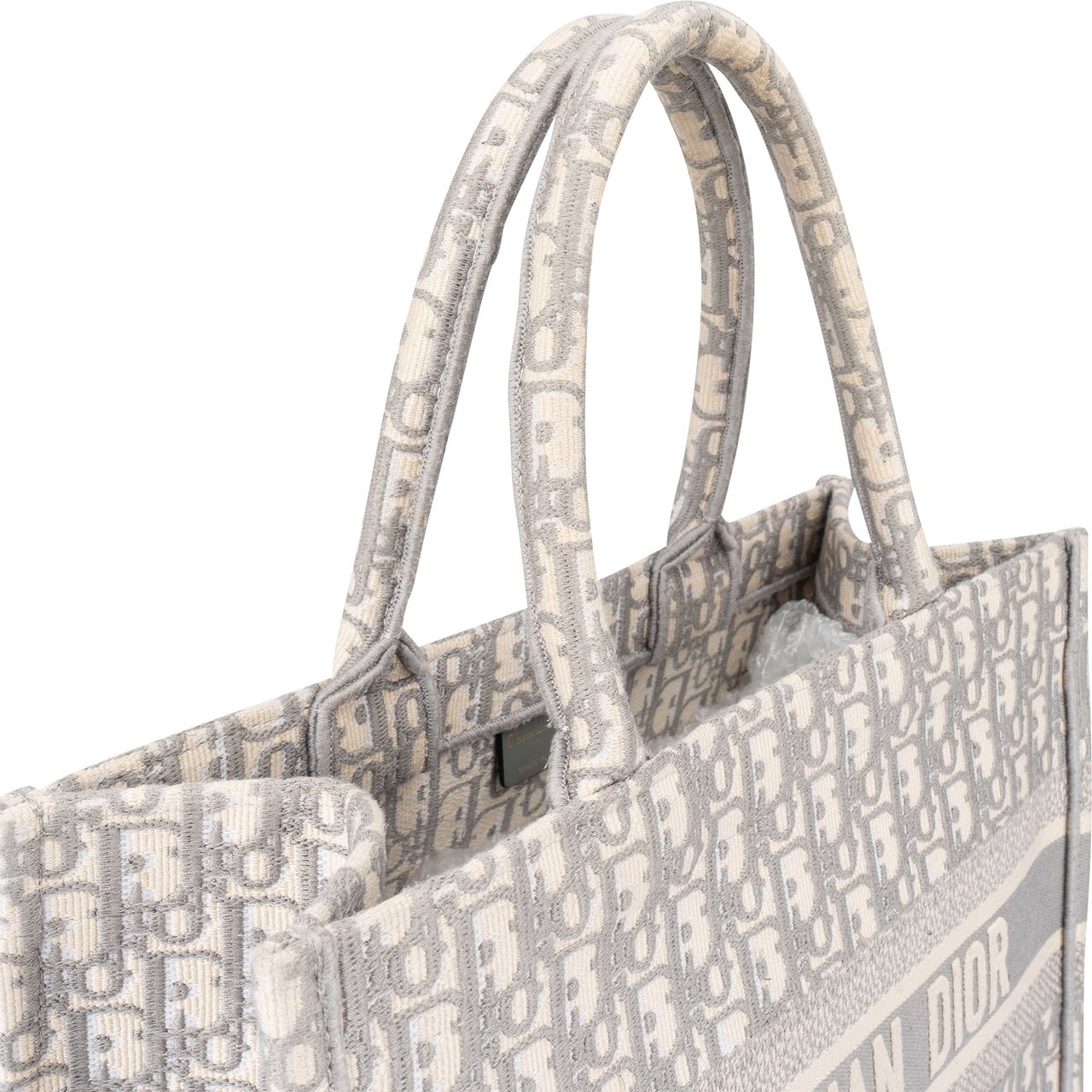 Dior Christian Dior Trotter Monogram Small Bookt Tote Handbag Divers