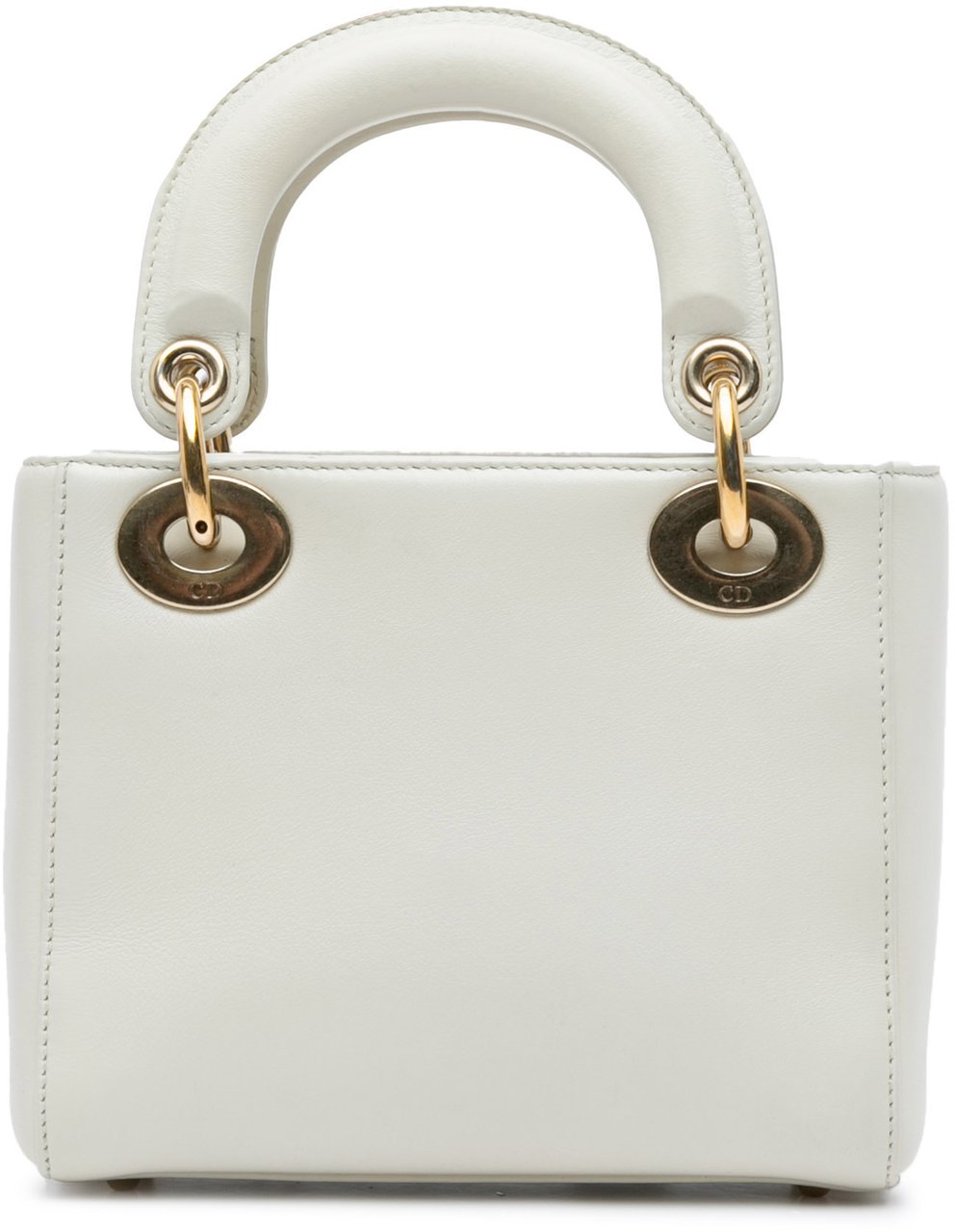 Dior Niki De Saint Phalle Mini Calfskin Dioramour Lady Dior Wit