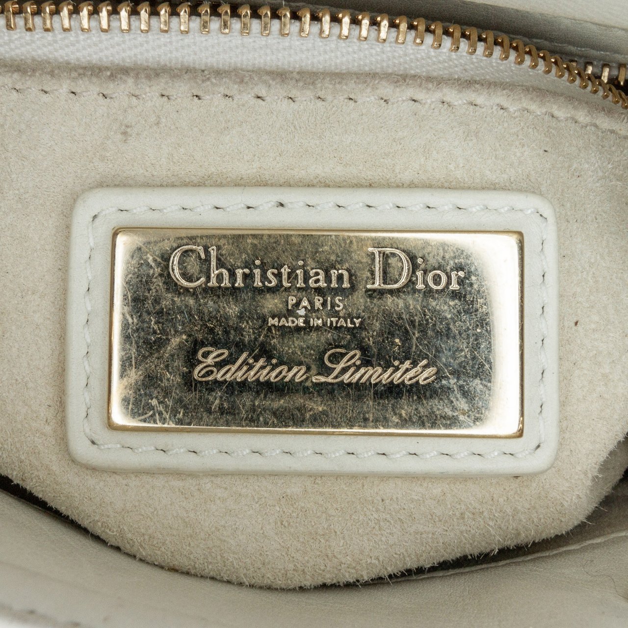 Dior Niki De Saint Phalle Mini Calfskin Dioramour Lady Dior Wit