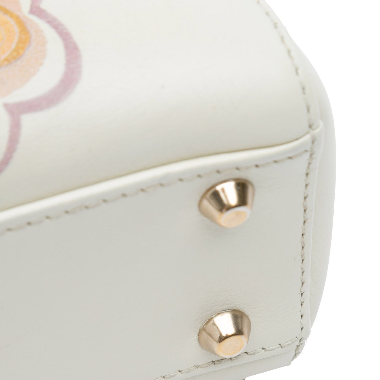 Dior Niki De Saint Phalle Mini Calfskin Dioramour Lady Dior Wit