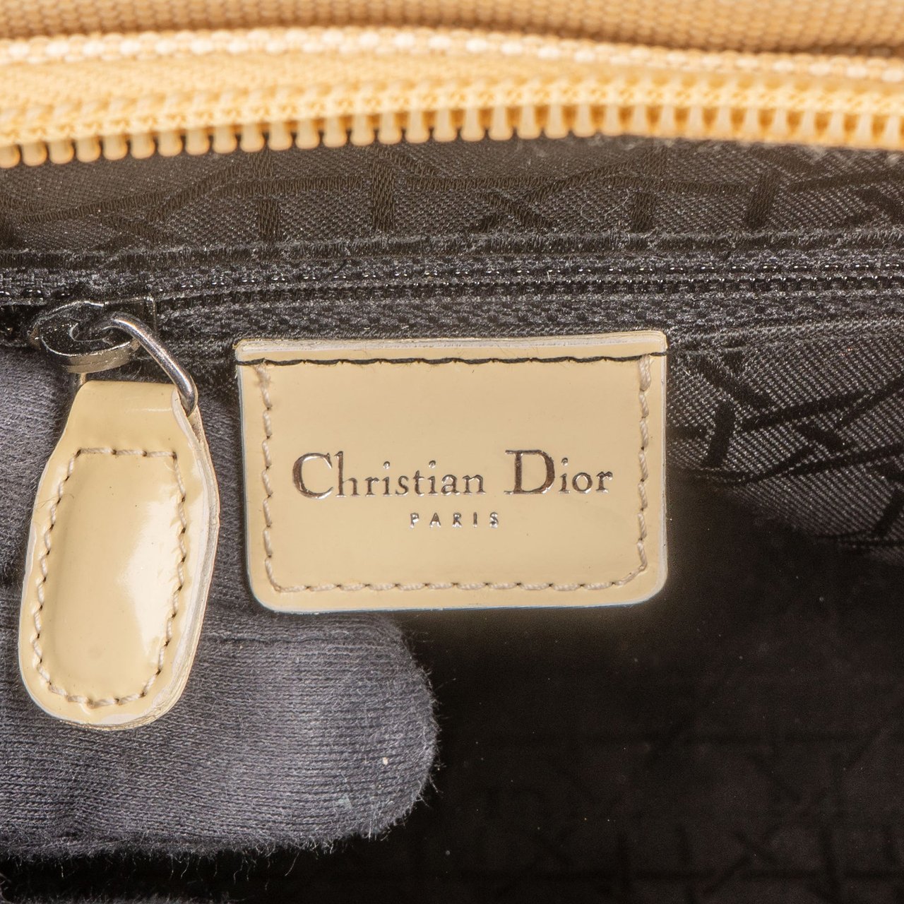 Dior Christian Dior Limited Leopard Print Lady Dior Shoulder Bag Beige