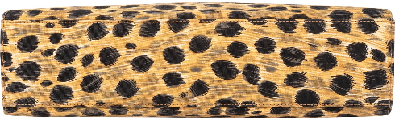 Dior Christian Dior Limited Leopard Print Lady Dior Shoulder Bag Beige
