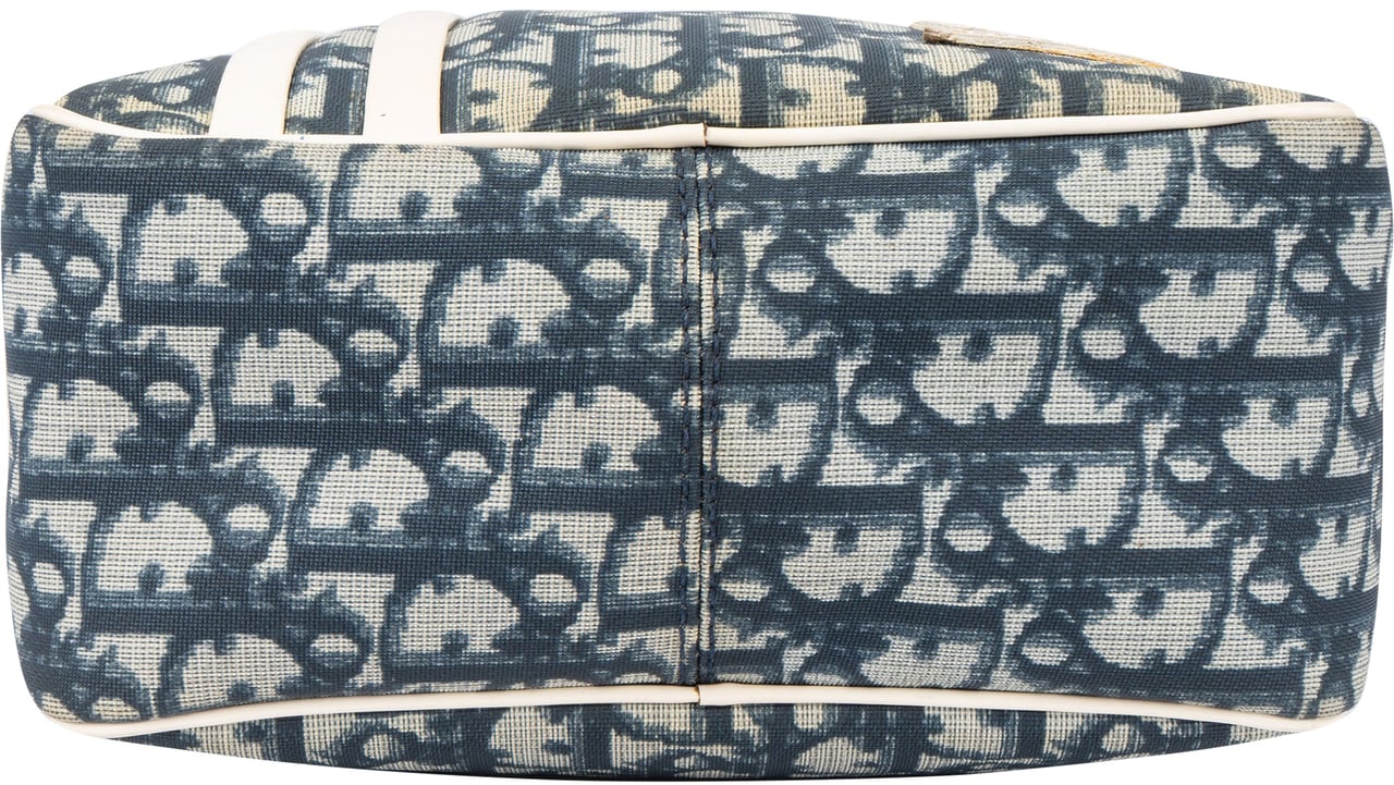 Dior Christian Dior Trotter Monogram No. 2 Crossbody Bag Blauw