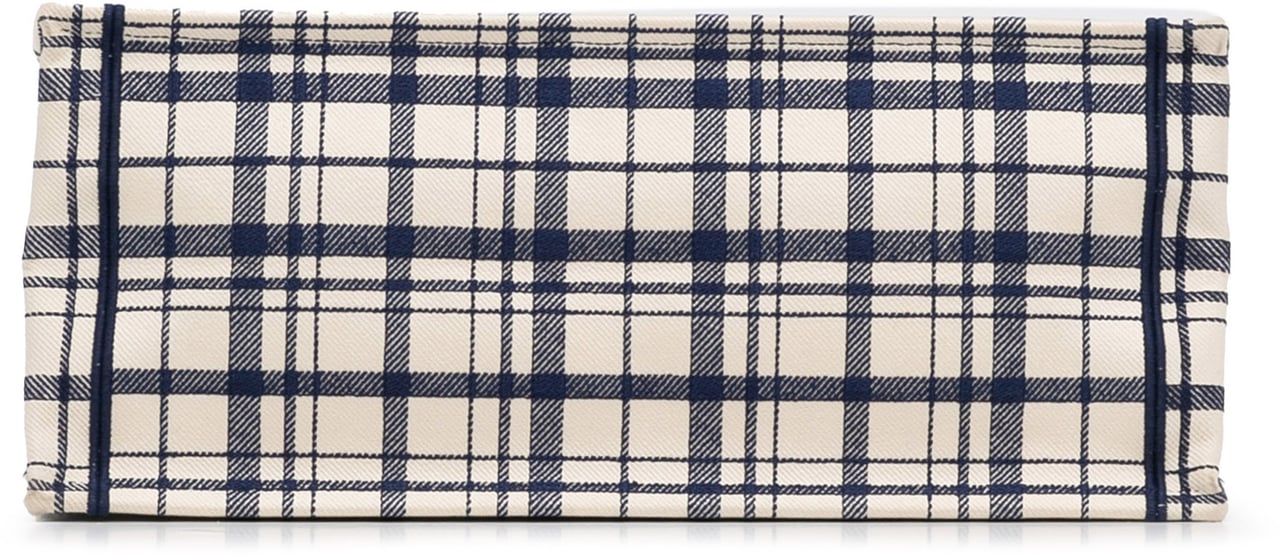 Dior Large Check n Dior Book Tote Blauw