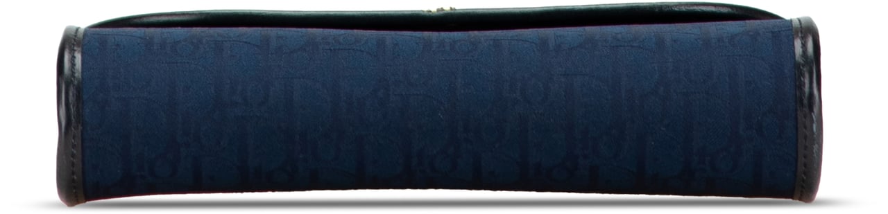 Dior Diorissimo Trotter Canvas Chain Crossbody Blauw