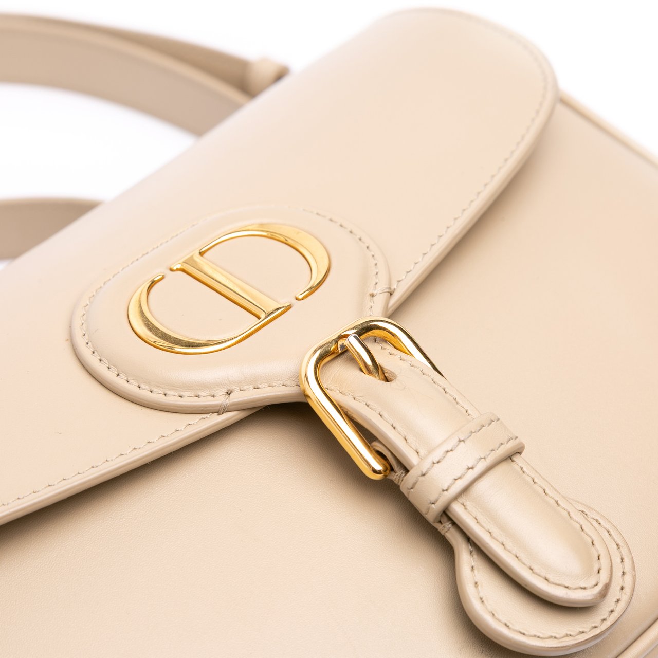 Dior Medium Leather Bobby Crossbody Bruin