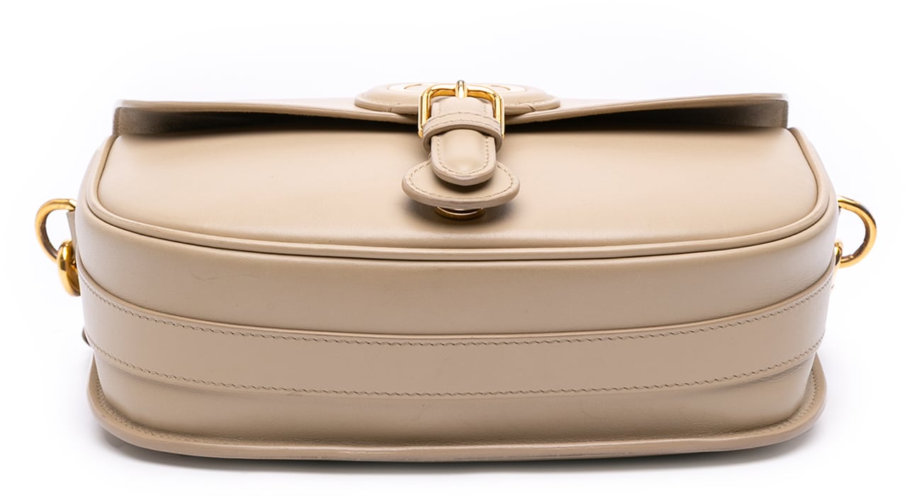 Dior Medium Leather Bobby Crossbody Bruin