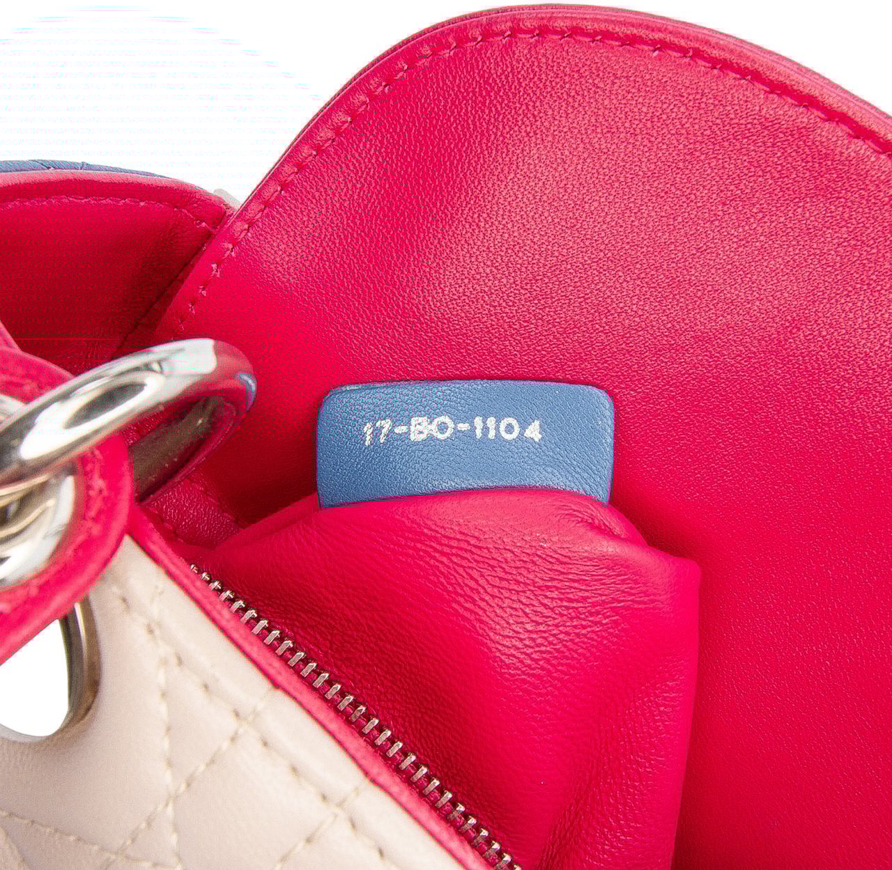 Dior Mini Tricolor Lambskin Cannage Lady Dior Bruin