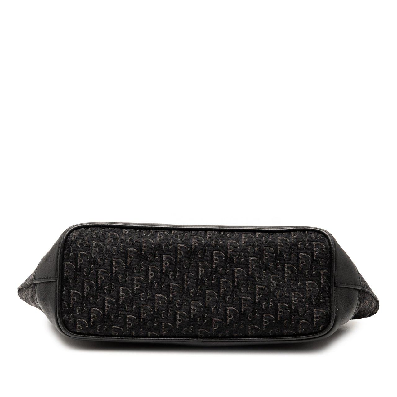 Dior Mini Diorissimo Trotter Canvas Street Chic Handbag Zwart